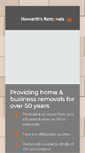 Mobile Screenshot of howarthsremovals.com